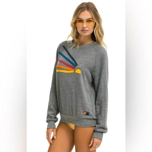 Aviator Nation Daydream Relaxed Crew Sweatshirt - Picture 7 of 17